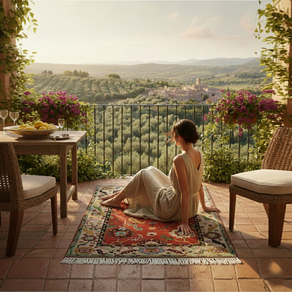 SOLANIRA - Hand Knotted Oushak Carpet